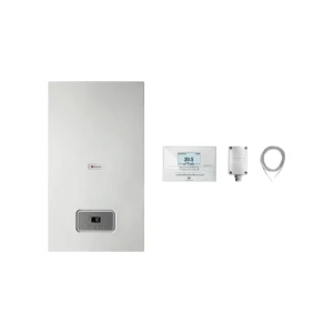 Pakiet Kocioł kondensacyjny dwufunkcyjny Thelia Condens 25-A + regulator Exacontrol E7C+ czujnik temperatury zewnętrznej