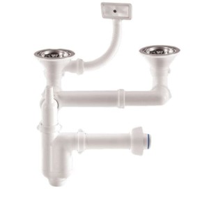 SYFON ZLEW DWUKOMOROWY BUTELKOWY