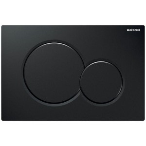 Przycisk do WC Sigma01 okrągły 246 RAL 9005 czarny