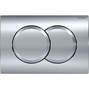 Przycisk do WC Delta01 okrągły chrom błyszczący