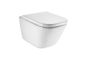 GAP miska WC podwieszana Rimless - bezkołnierzowa montaż do ściany na stelażu z odpływem poziomym 35 x 54 x 40 cm biała 3/6 l