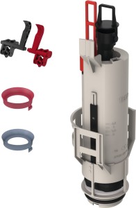 Zawór spłukujący typ A2 z koszem z uszczelką O-ring i wkładką kryzującą fi 42