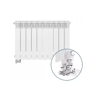 Grzejnik aluminiowy 10-elementowy G500F/D KFA lewy, kątowy